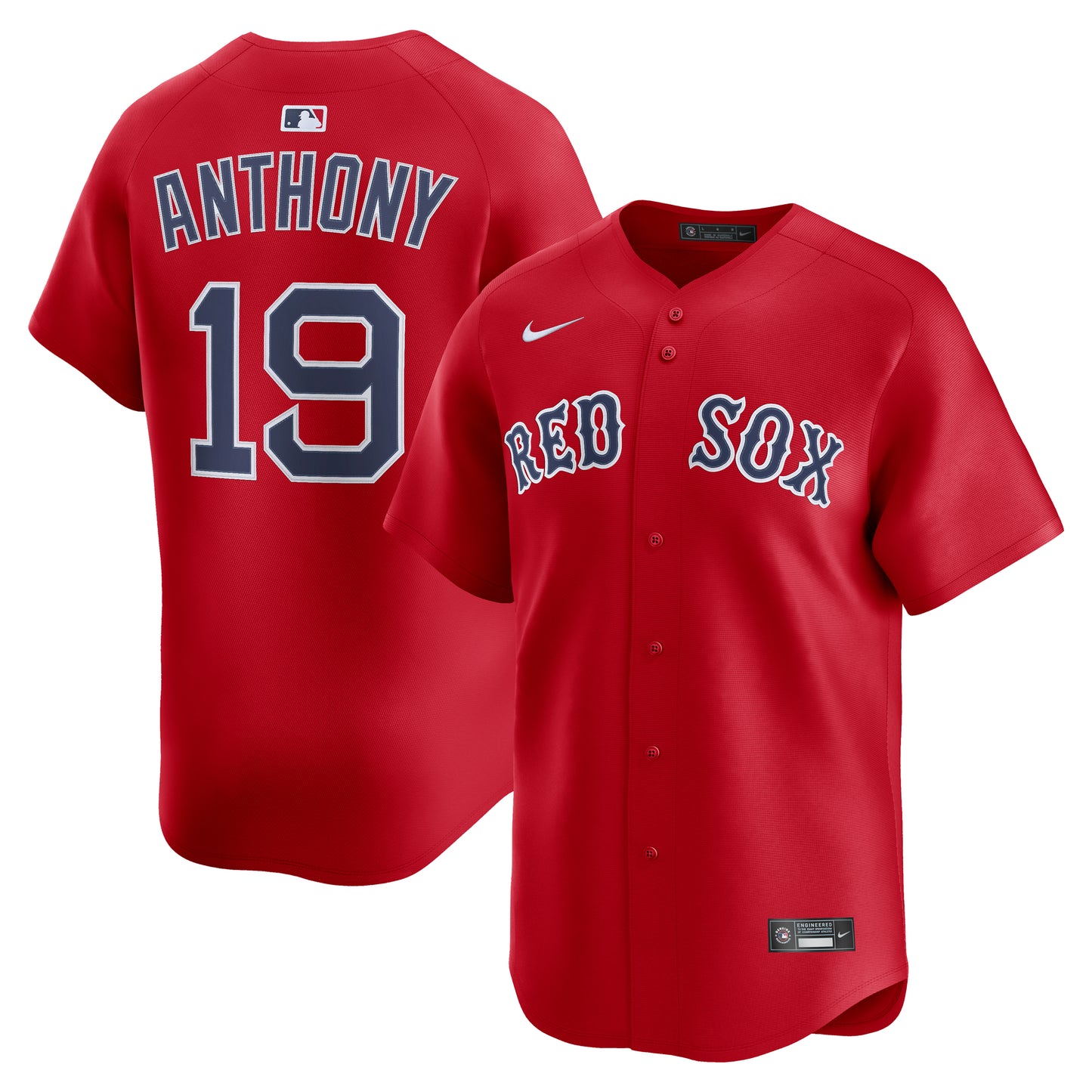 Boston Red Sox NIKE Red Home Alternate Roman Anthony #19 Replica Jersey