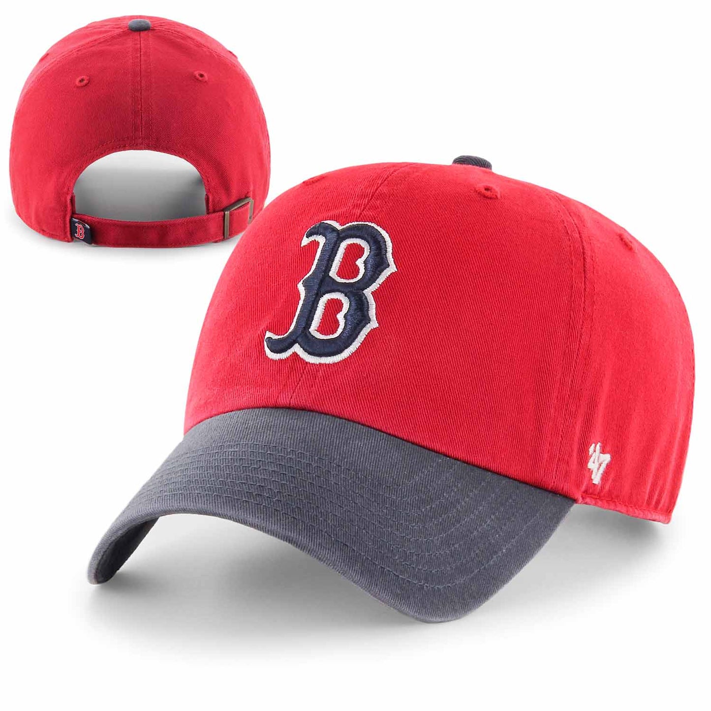Boston Red Sox Clean-Up Red/Navy Adjustable Hat