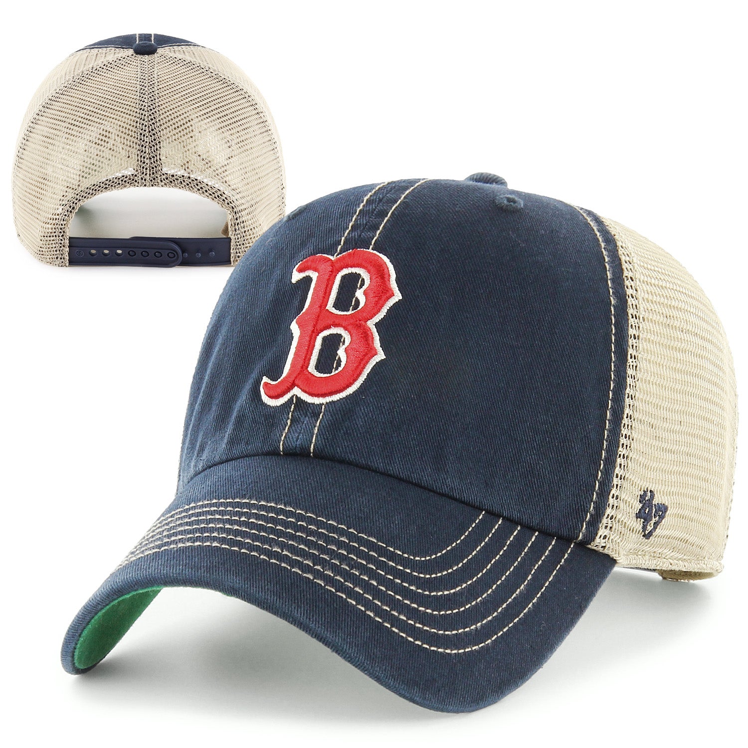Boston Red Sox Clean-Up Navy B Trawler Cap – 19JerseyStreet