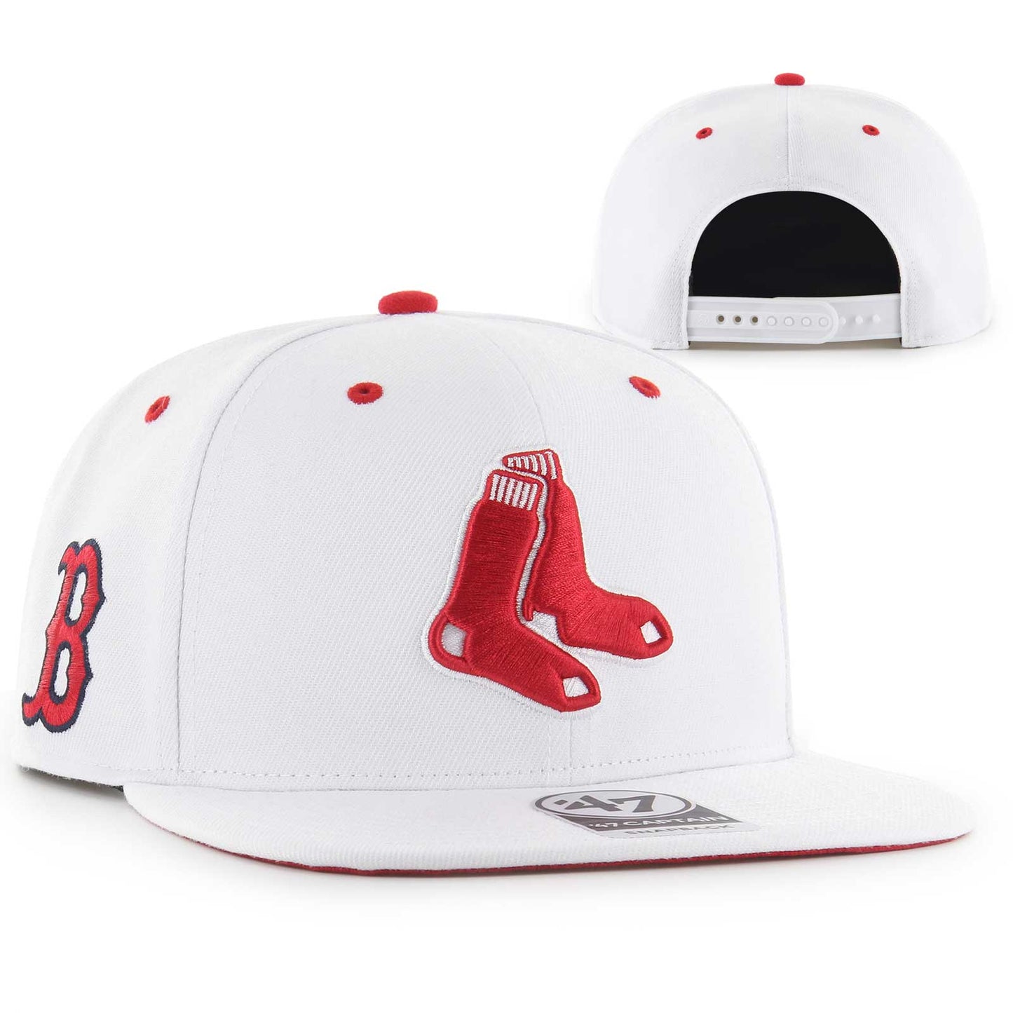Boston Red Sox Snapback White 2 Sox Vow Adjustable Hat