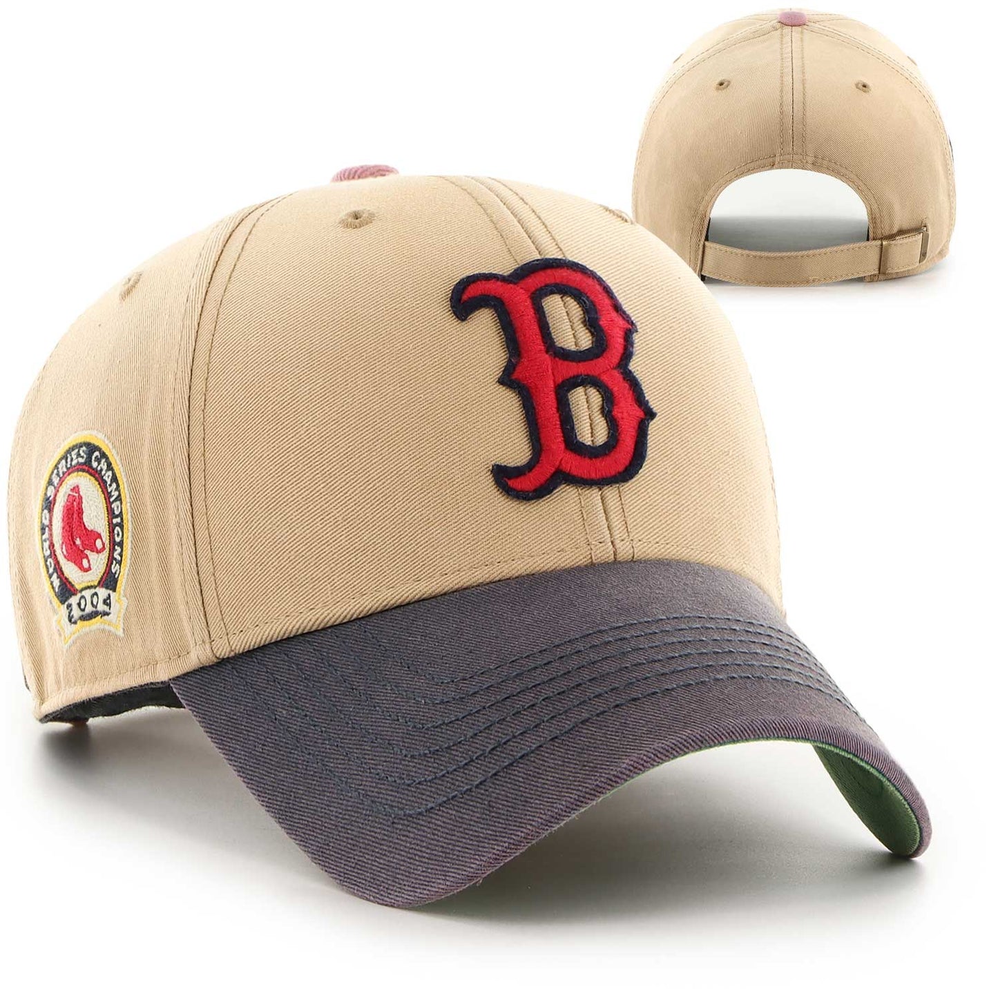 Boston Red Sox Khaki Dusted Sedgewick MVP Adjustable Hat