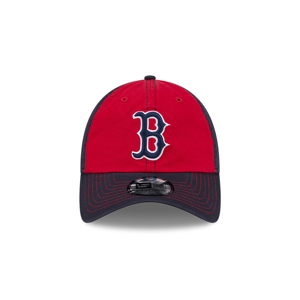 Boston Red Sox New Era Red/Navy Casual Classic Adjustable Hat