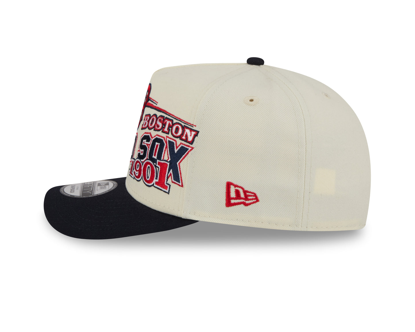 Boston Red Sox New Era 9Fifty Classic Big Logo Adjustable Snapback Hat