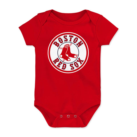 Boston Red Sox Baby Red Circle Logo Creeper