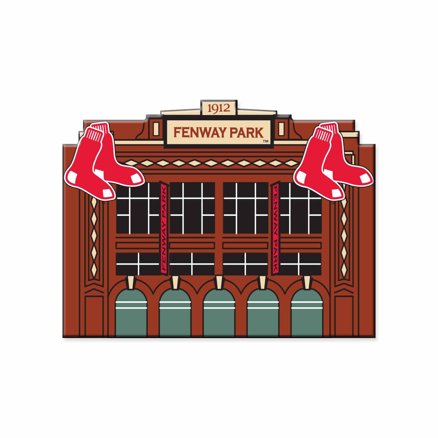 Boston Red Sox Fenway Facade Magnet