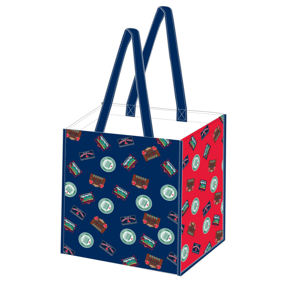 Fenway Park Logos Reusable Tote Bag