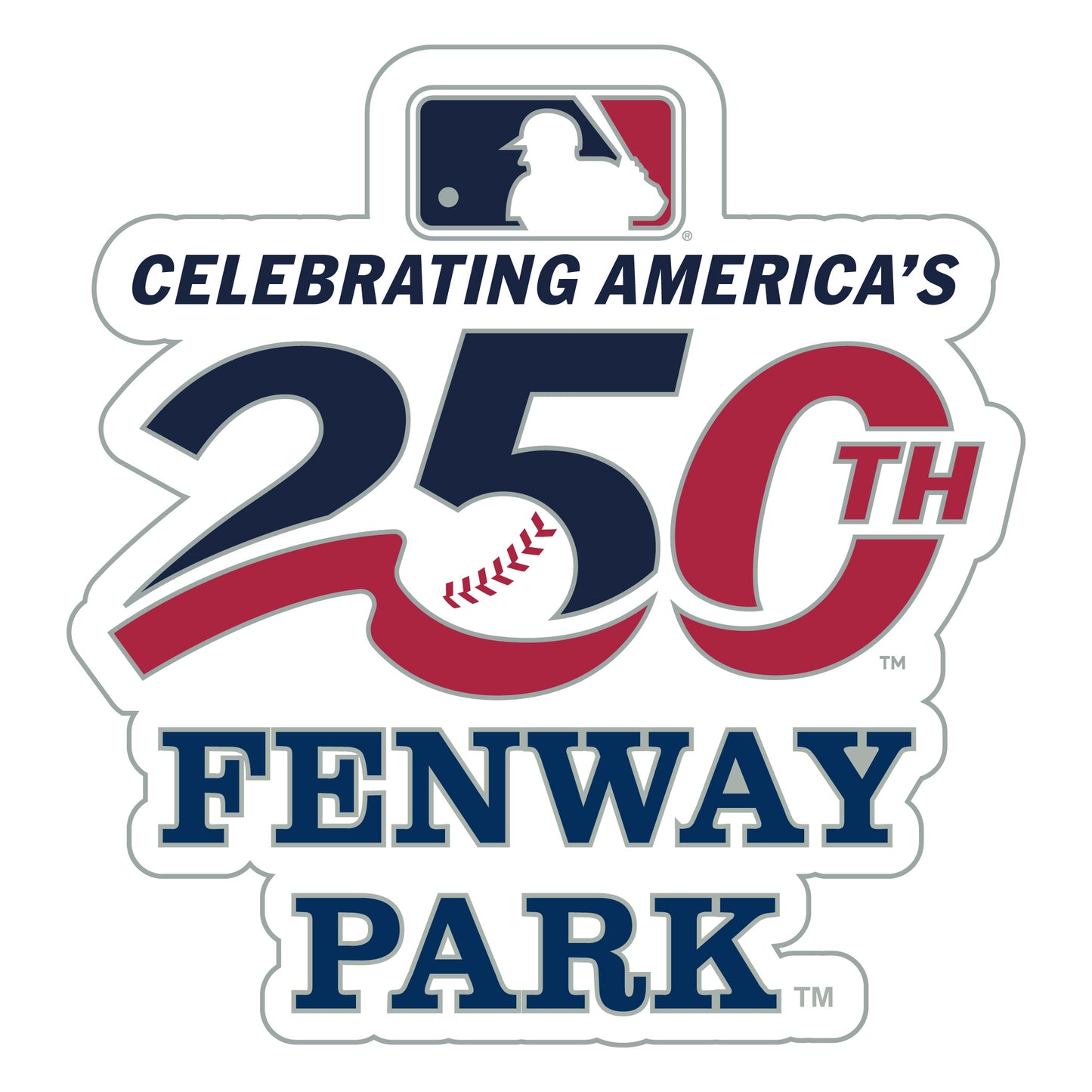 Fenway Park 250th Logo Magnet
