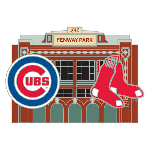 Boston Red Sox vs Chicago Cubs Dueling Pin