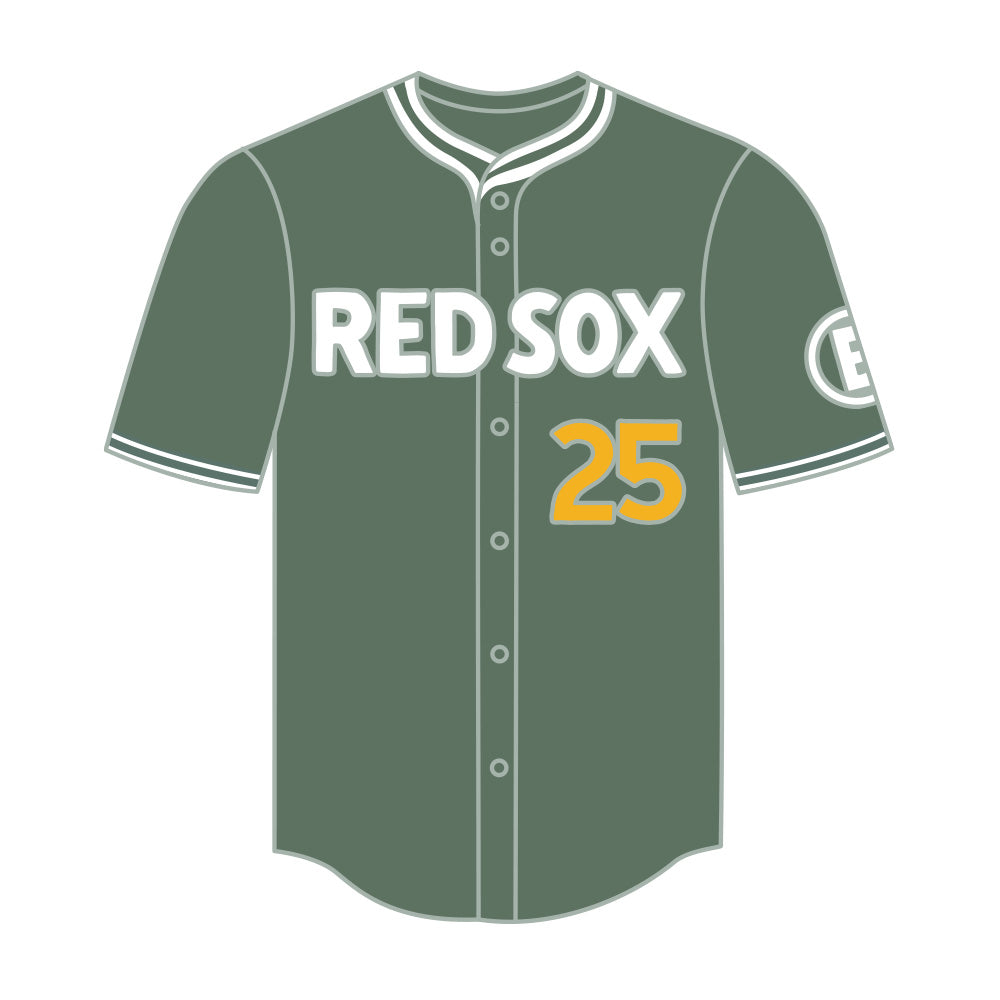 Boston Red Sox 25 City Connect Jersey Lapel Pin