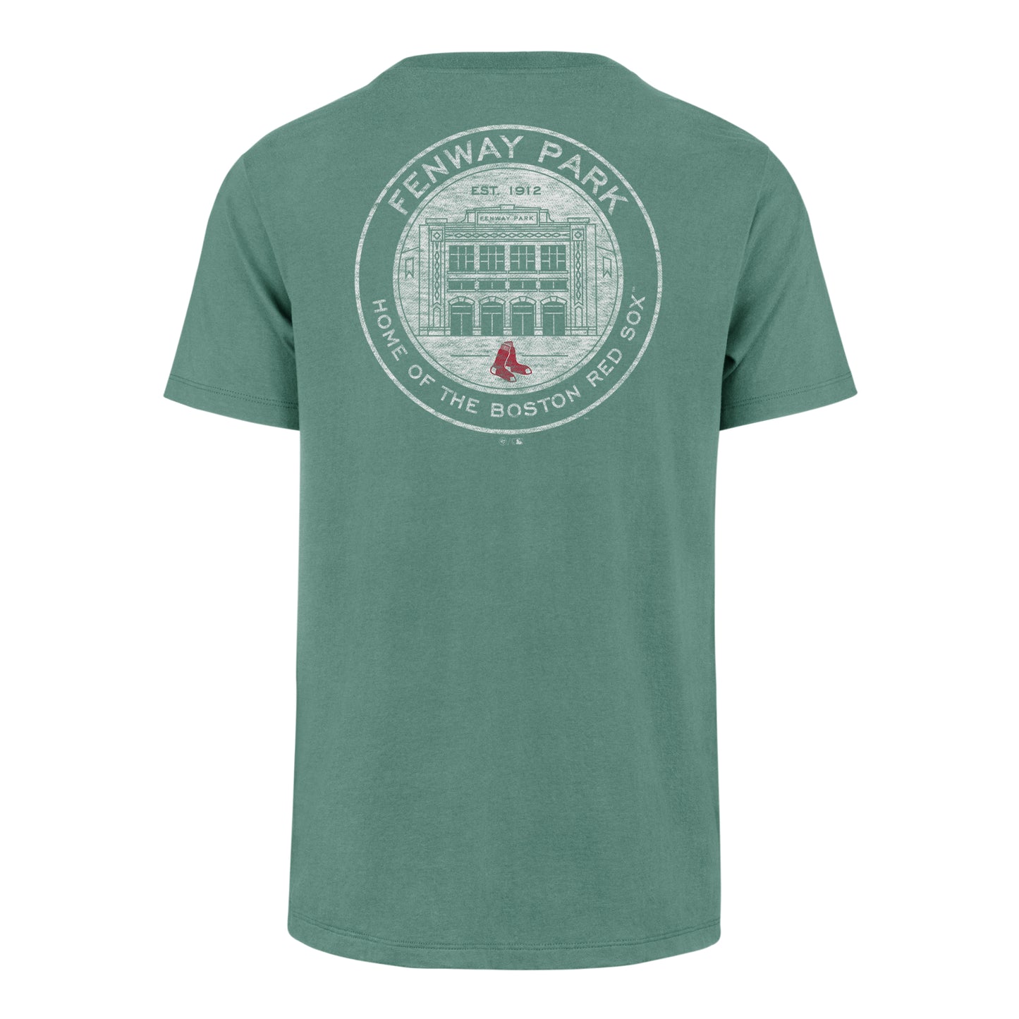 Boston Red Sox Green Open Field Franklin T-Shirt