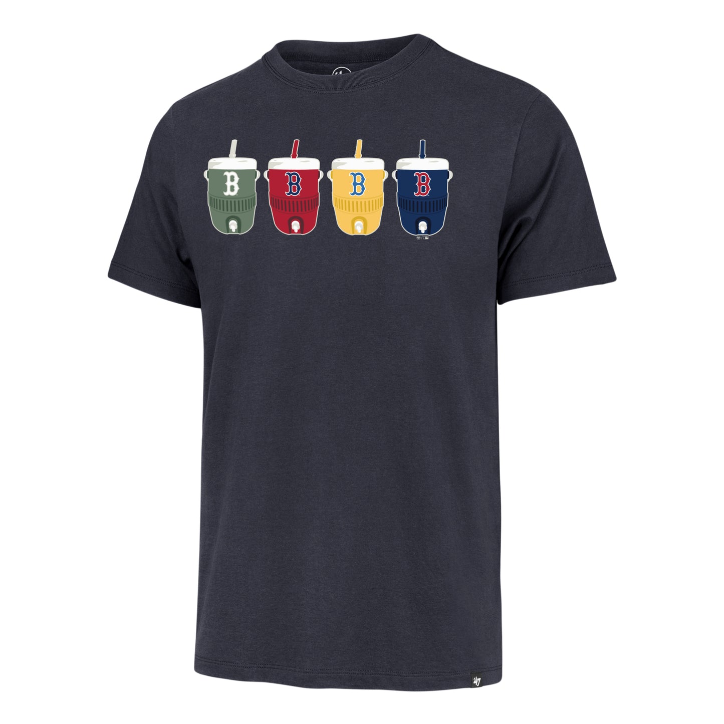Boston Red Sox Navy Cooler Cups T-Shirt
