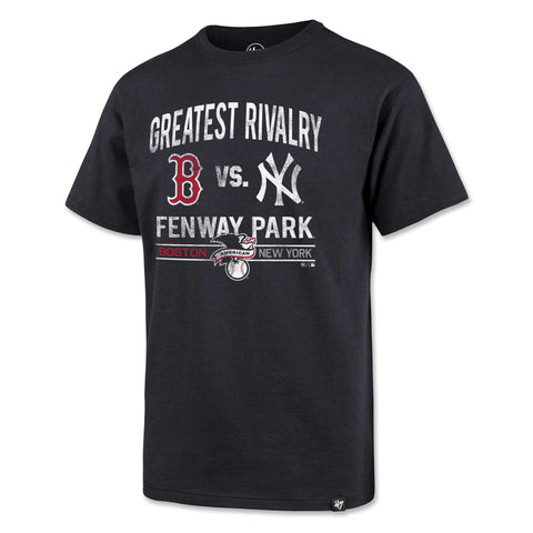 Boston Red Sox vs New York Yankees Kids Rivalry Navy T-Shirt
