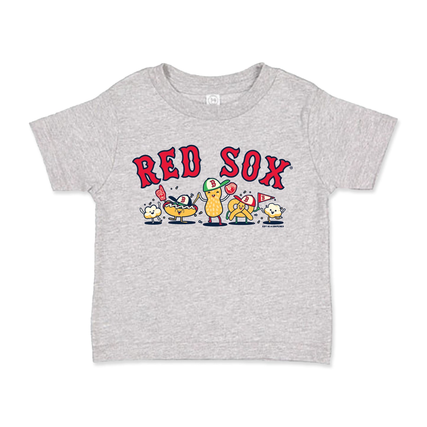 Boston Red Sox Toddler Grey Fenway Snacks T-Shirt