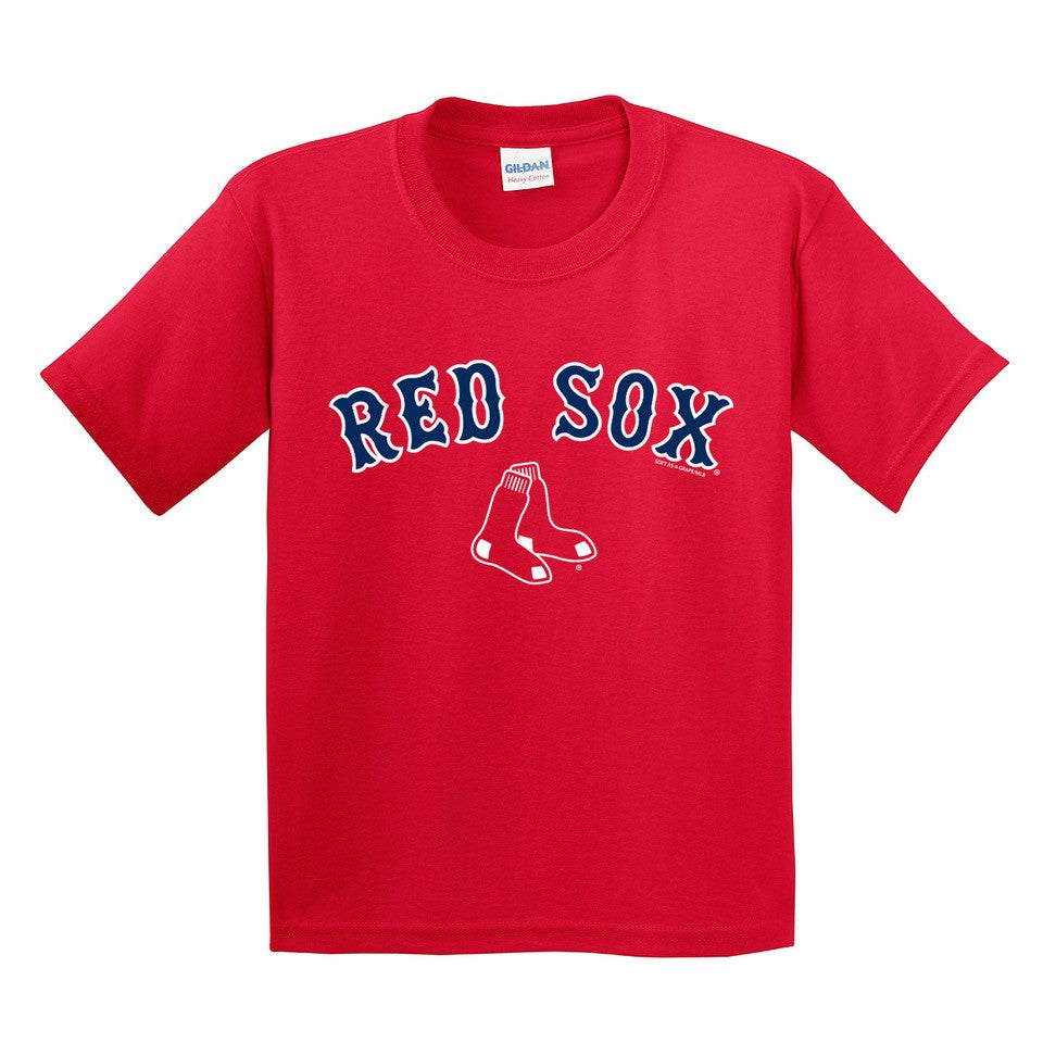 Boston Red Sox Kids RED Tackle T-Shirt