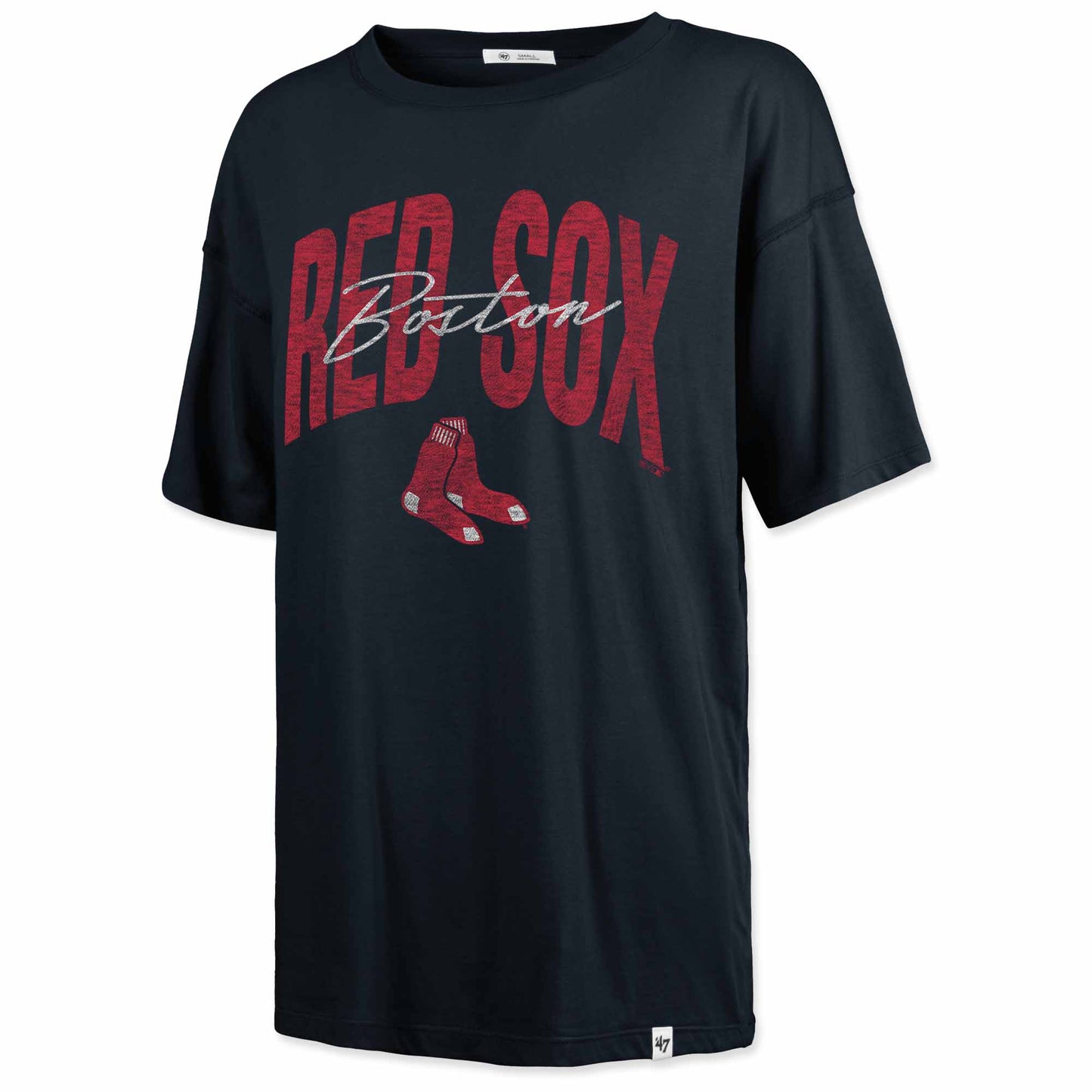 Boston Red Sox Ladies Navy Sadie T-Shirt