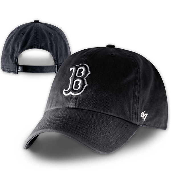 Boston Red Sox Clean-Up Black Adjustable Hat – 19JerseyStreet