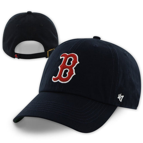Boston Red Sox Dark Navy Clean Up Adjustable Hat