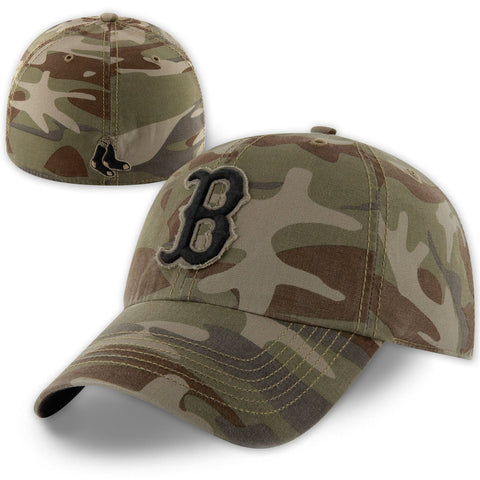 Boston Red Sox Franchise Camo Tarpoon Fitted Hat