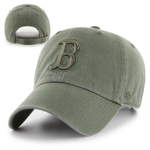 Boston Red Sox Moss Tonal Clean Up Adjustable Hat