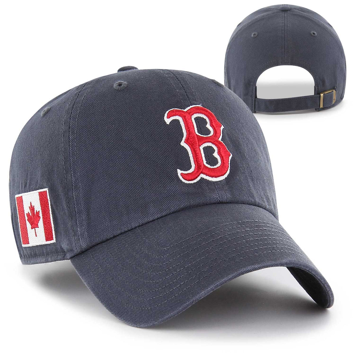 Boston Red Sox '47 Youth Vintage Team Logo Clean Up Adjustable Hat - Navy