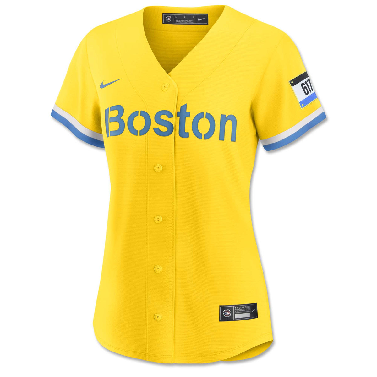 Ladies Boston Red Sox City Connect Nike Cool Base Jersey
