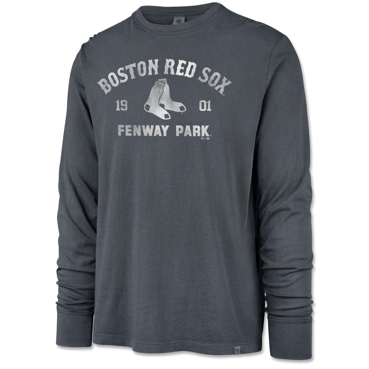 Boston Red Sox Navy 1901 Garment Washed Long Sleeve T-Shirt