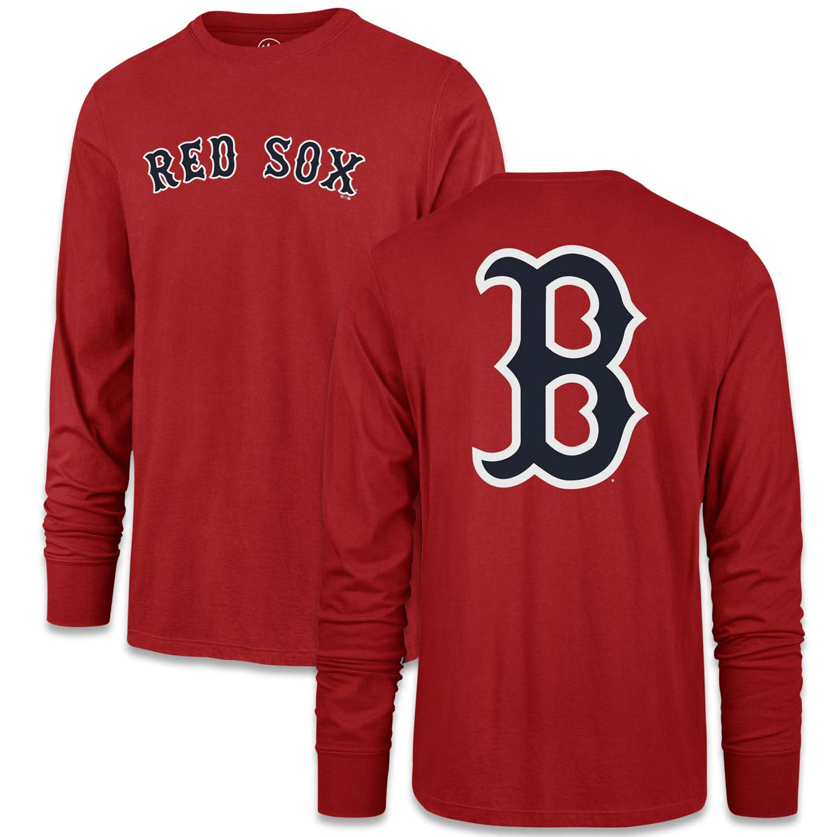 oase procedure halstørklæde Boston Red Sox Red Long Sleeve B Logo Shirt – 19JerseyStreet