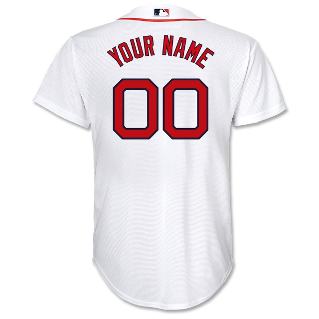Nike Redsox Personalized Youth Home Jersey