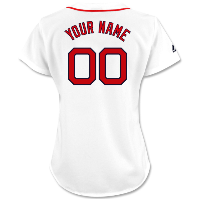 Boston Red Sox Womens Custom Nike Home Replica Jersey 19JerseyStreet