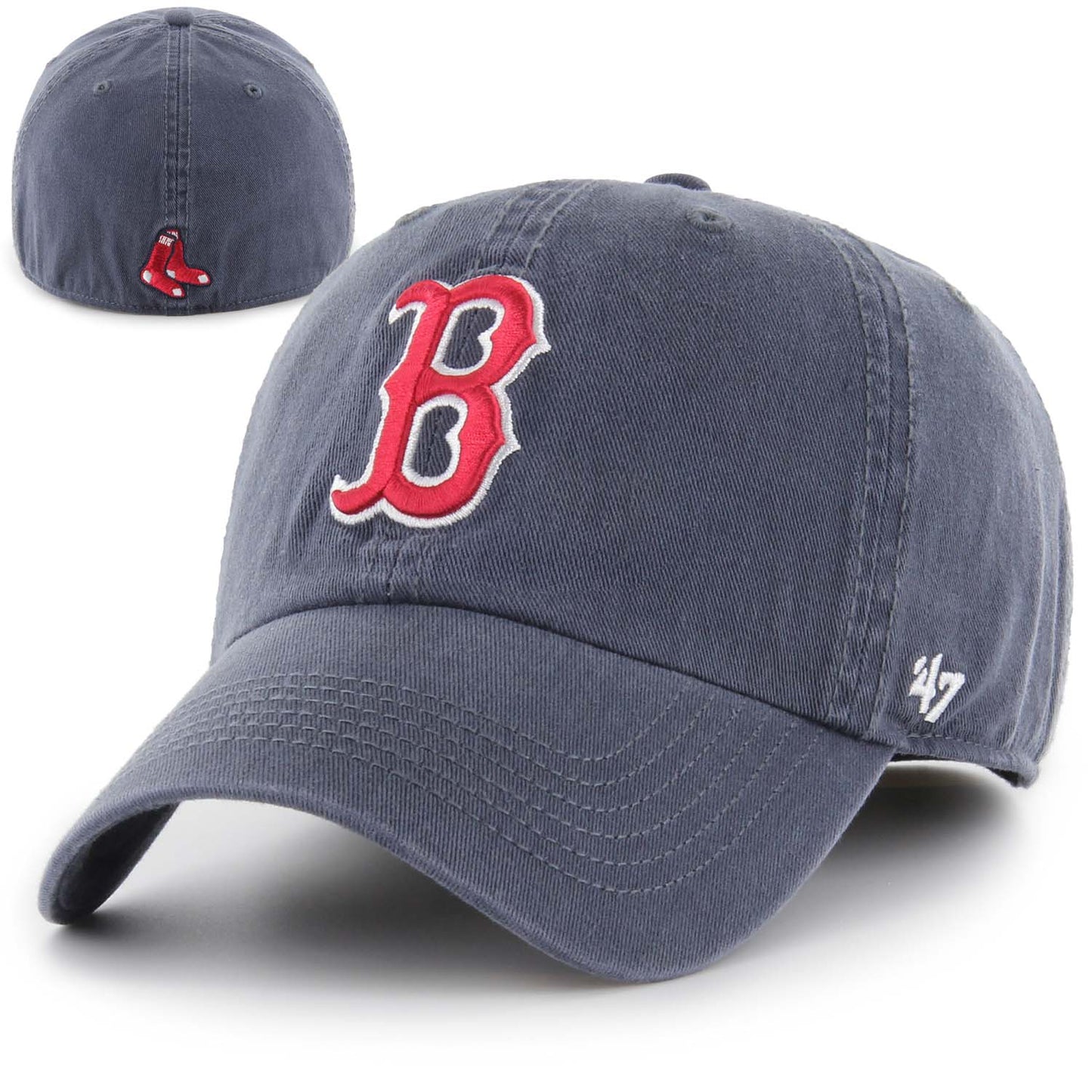 Boston Red Sox Vintage Navy Franchise Fitted Hat