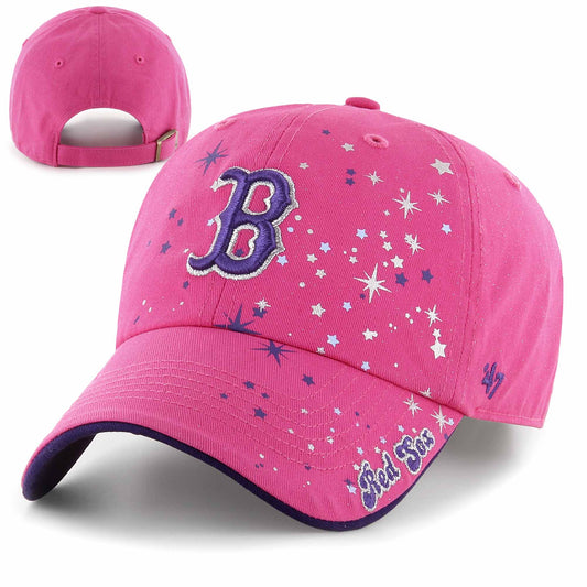 Boston Red Sox Kids Clean-Up Stardust Adjustable Hat