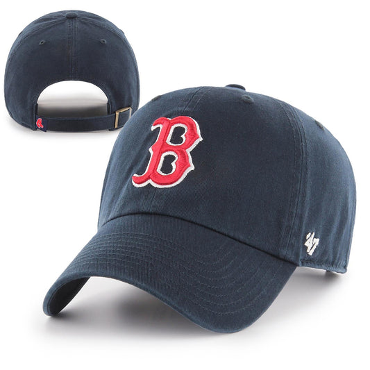 Boston Red Sox Dark Navy Clean Up Adjustable Hat