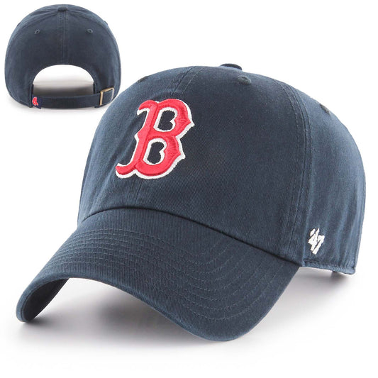 Boston Red Sox Womens Dark Navy Clean Up Adjustable Hat