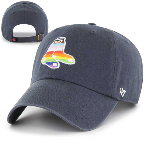 Boston Red Sox Clean-Up Navy Pride 2 Sox Adjustable Hat