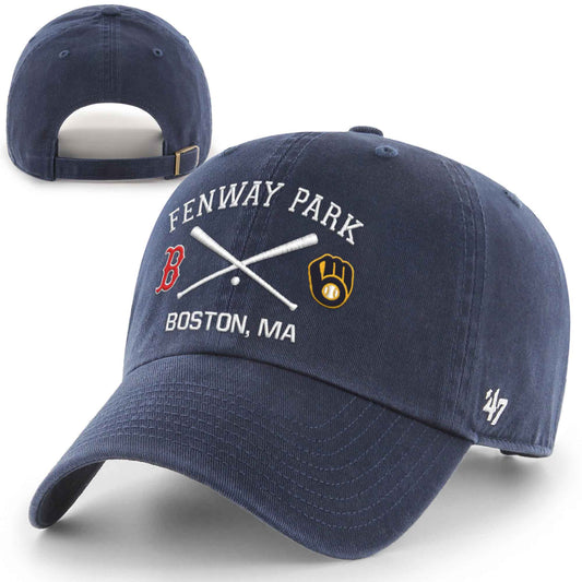 Boston Red Sox Clean-Up Navy Dueling vs Milwaukee Brewers Hat