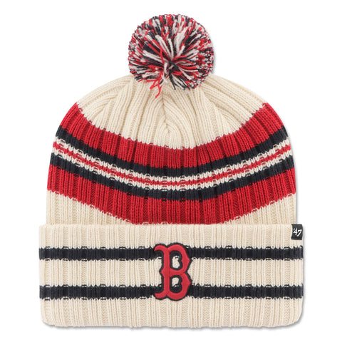 Boston Red Sox Natural Hone Knit Cap