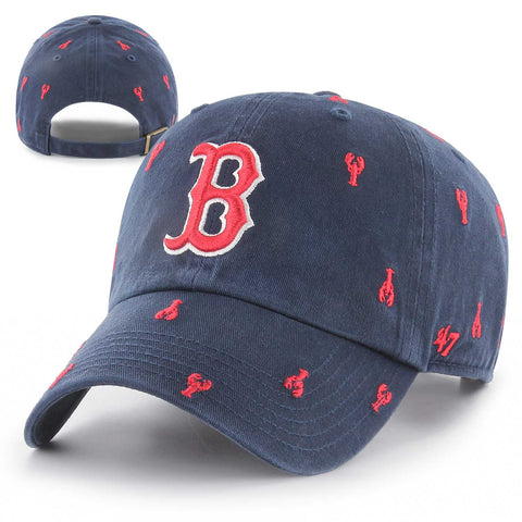 Boston Red Sox Womens Clean-Up Lobsta Roll NAVY Adjustable Cap