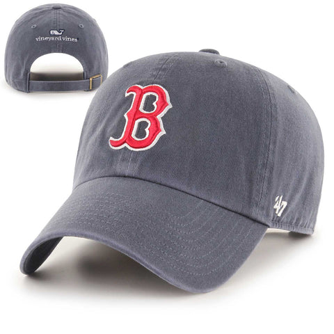 Vineyard Vines Boston Red Sox Vintage Navy Clean Up Full Sail Hat
