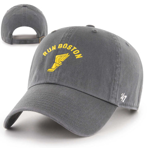 Boston Marathon Clean-Up Grey Adjustable Cap