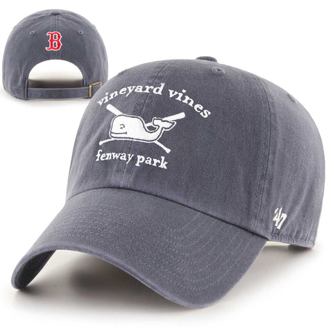 Vineyard Vines Boston Red Sox Vintage Navy Clean Up Cross Bats Hat