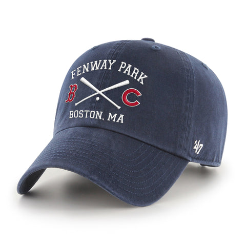 Boston Red Sox Clean-Up Navy Dueling vs Chicago Cubs Hat
