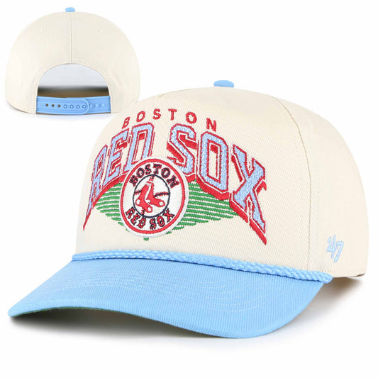 Boston Red Sox Natural/Carolina Pomona Hitch Adjustable Hat