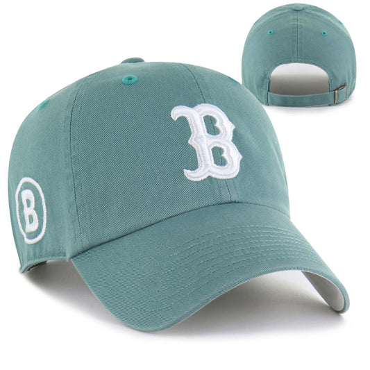 Kids Boston Red Sox Clean-Up Green City Connect Side Hit Hat