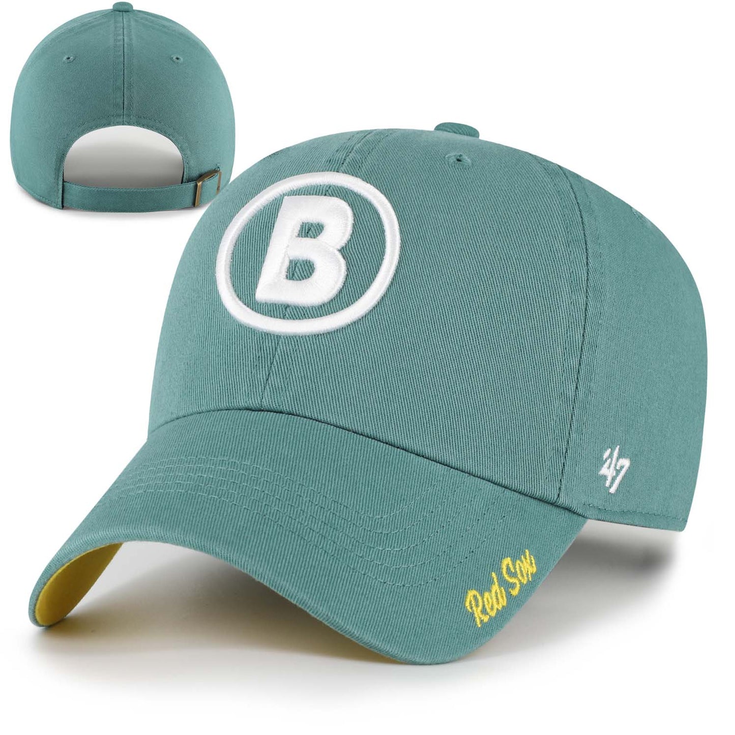 Boston Red Sox 2025 City Connect Womens Green Miata Clean Up Adjustable Hat
