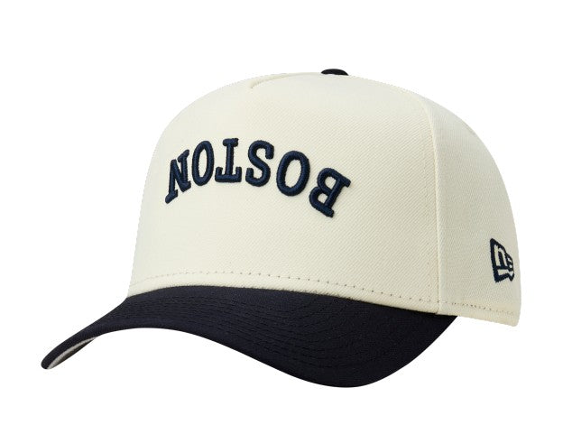 Boston Red Sox New Era 9Forty Upside Down Boston Adjustable Hat