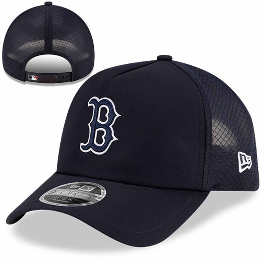 Boston Red Sox New Era 9Forty Navy Apex Adjustable Hat