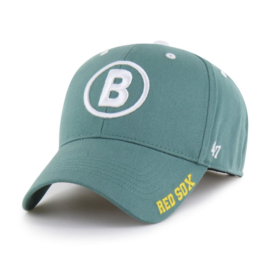 Boston Red Sox City Connect MVP Frost Green Adjustable Hat