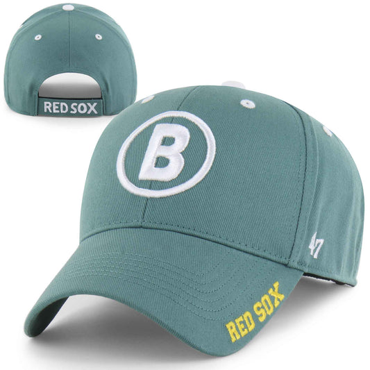 Boston Red Sox City Connect MVP Frost Green Adjustable Hat