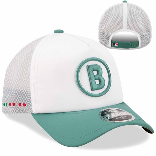 Boston Red Sox New Era 9Forty MCrown City Connect BP Adjustable Hat