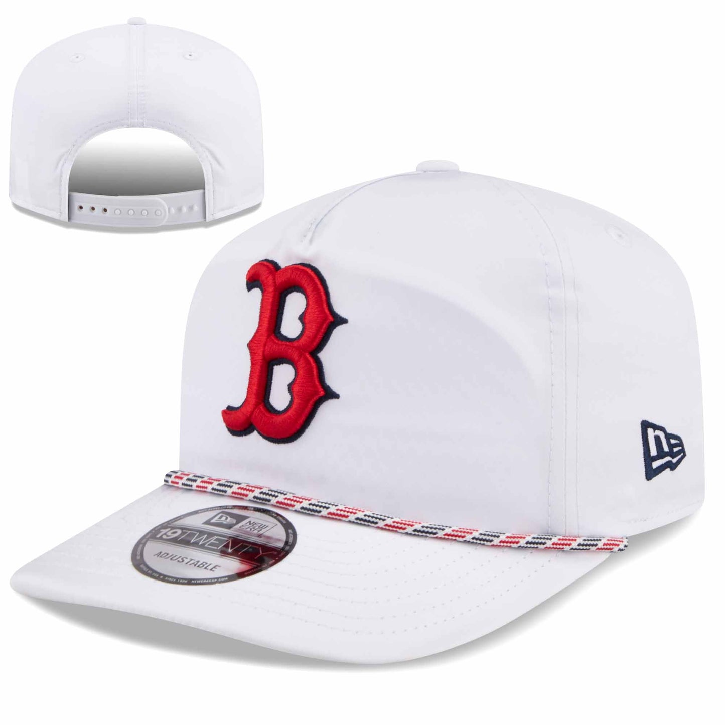 Boston Red Sox New Era 19Twenty QS White Rope Hat